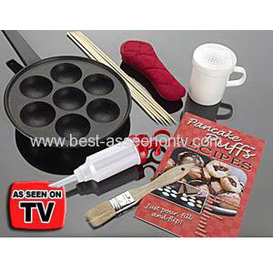 Pan Poffertjes Dutch Pancake Pan Puffs Mini Small Balls Crepe Panekoken Takoyaki