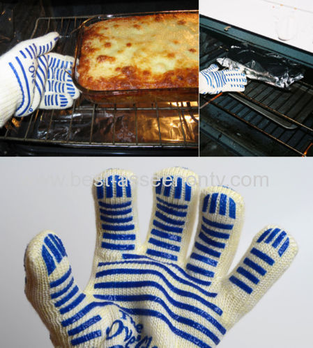 NEW MAGIC OVEN GLOVES HEAT RESISTANT AS SEEN ON TV NON SLIP (DOUBLE OR SINGLE)