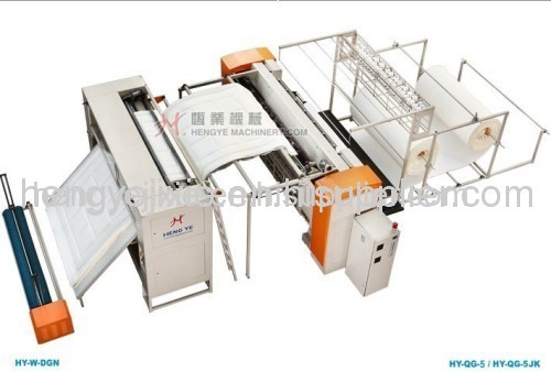 Multi-functional single needle quilting machine