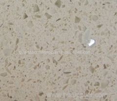 beige quartz stone slab