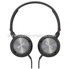 Sony MDR-ZX300 Sound Monitoring Outdoor Headband Headphones Black