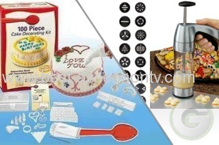 100 Piece Cake Decorating Frosting Icing Decorating With Storage Box DIY Kit Set