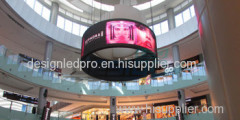 360 Degree Circular LED Video Screen with P10mm Flexible LED Video Screen Tiles