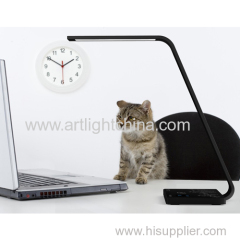 Time and Temperature Displayed Modern Touch Switch Business LED Lamp Light