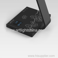 Time and Temperature Displayed Modern Touch Switch Business LED Lamp Light