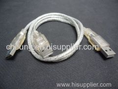 USB 2.0 A to A Male to 2 Male Power Data Y-Cable F/ HDD