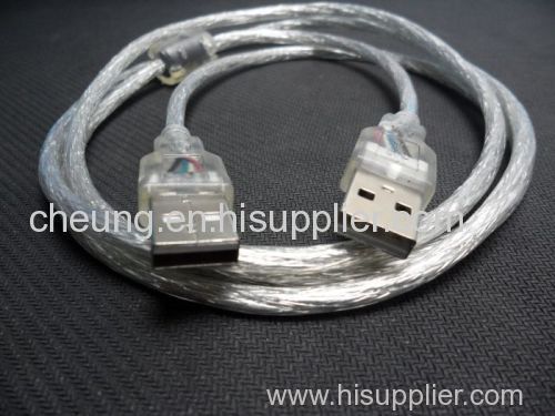USB Type A-A 2.0 MALE TO MALE M/M CABLE 5FT