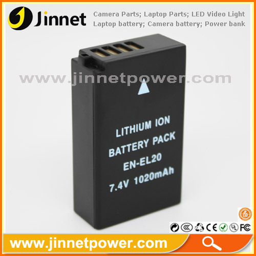 EN-EL20 for Nikon rechargeable lithium battery