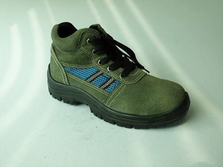 High temperature resistant work shoes-suede leather