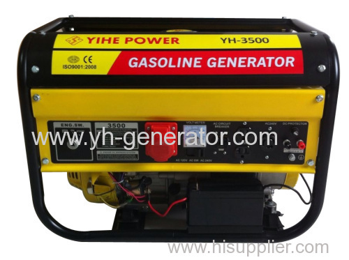 Dual voltage gasoline generator set