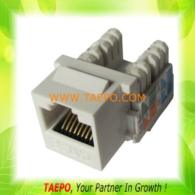 CAT5E STP 8P8C 90 degree AP type Keystone jack