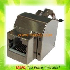 CAT5E STP 8P8C 90 degree AP type Keystone jack