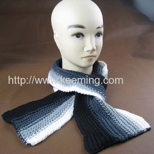 Single layer thin wrap knitting scarf