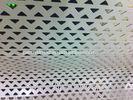 Decoration Aluminum Perforated Metal Screen With Triangle Hole
