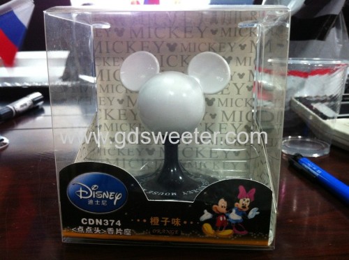 MICKEY MOUSE car air freshener with shaking head