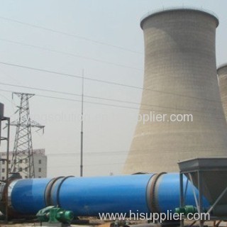 Fly Ash Rotary Dryer, phosphorous gesso dryer, titanium gypsum dryer