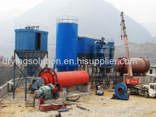 Fly Ash Dryer, three drum dryer, tripple pass dryer, phosphorous gesso dryer, titanium gypsum dryer