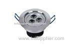 Dimmable 3 Watt LED Ceiling Downlights 2.5 Inch Bridgelux with Silver Aluminum Housing