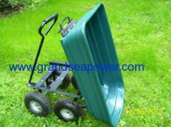 garden tool cart dump cart rubber wheel wheelbarrow