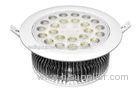 2400lm 24 Watt LED Ceiling Downlights , Bridgelux Super Bright Recessed Jewellery Lighting