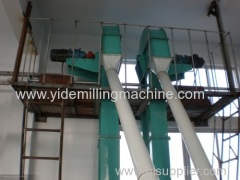 Bucket elevator deliver grain at vertical or big dip angle direction grain lift and flour lift