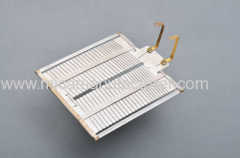 mica heating element with heating wire connected three pieces used for toaster