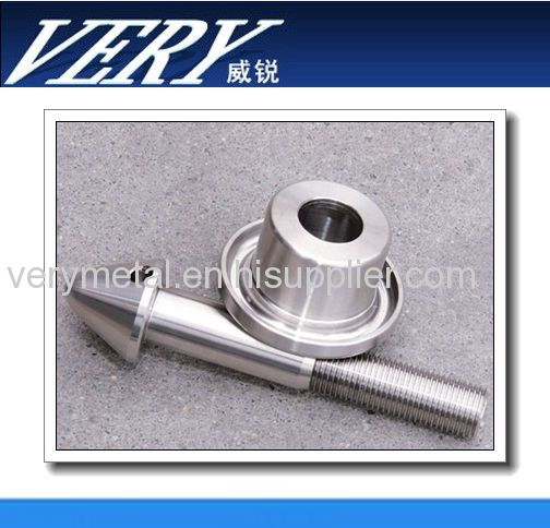 large C1020 shaft cnc machining parts precise with brass plating high tolerance