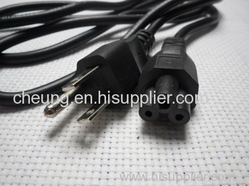 US 3-Prong Laptop Adapter Power Cord Cable Lead 3 Pin