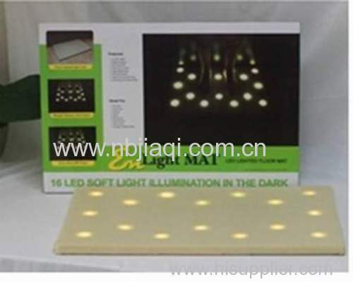 16LED light Floor Mat/Light Mat /LED floor mats and LED soft light mats