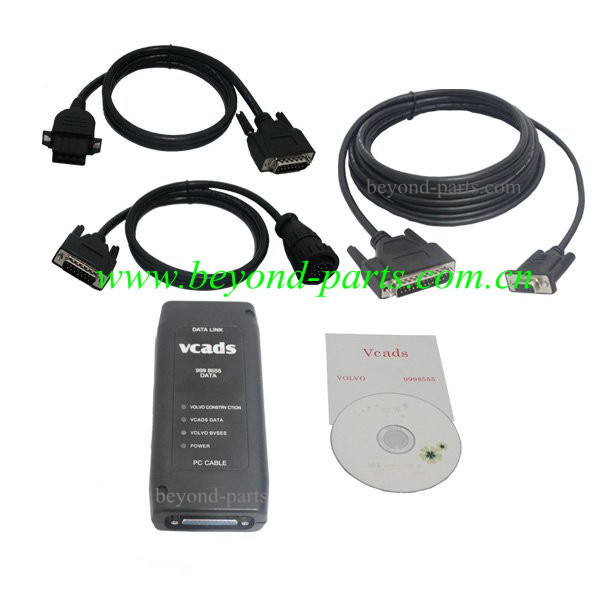 VCADS Pro 2.35 Volvo excavator diagnostic tool diagnostic adapter group 9998555