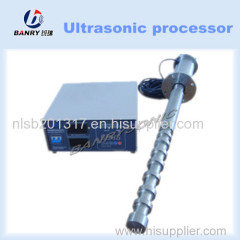 Industrial ultrasonic homogenizer device