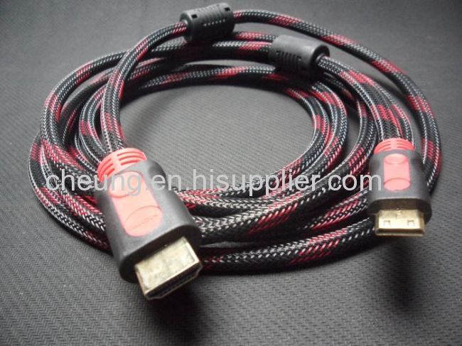 Mini HDMI to HDMI Type C Male to A Male Cable 