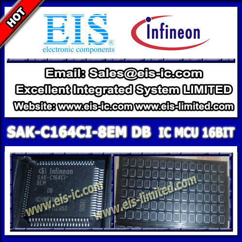 SAK-C164CI-8EM DB - 16-bit Microcontrollers MCU IC 64KB OTP EPROM MQFP-80