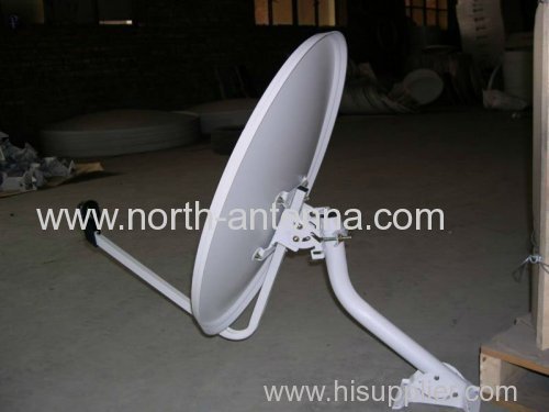 Ku Band 80cm Dish Antenna with High Gain Certification