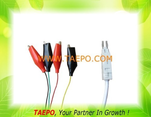 4-pole krone test plug to alligator clip test cord LSA