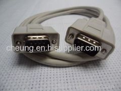 DB9 RS232 Male 9Pin to M DB 9Pin Video Cable Lead