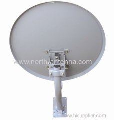 1.8m C Band Polar Axis Prime Focus Dish Antenna