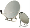 Galvanized Satellite Dish Antenna, Ku 60 Cm with Fixed Foot Mount Factory in China