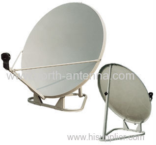 Galvanized Satellite Dish Antenna Ku 60 Cm with Fixed Foot Mount Factory in China