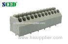 Screwless PCB Spring Terminal Block , 3.50mm Power Terminal Block 300V 2P - 28P