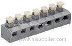 Pitch 7.62mm PCB Spring Clamp Terminal Blocks , 2p-16p Screwless Terminals