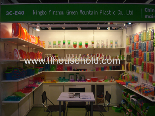 plastic salad bowls big size solid colour