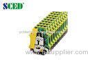 12.2mm Compact Din Rail Terminal Blocks for Industry Control , AWG 22-4