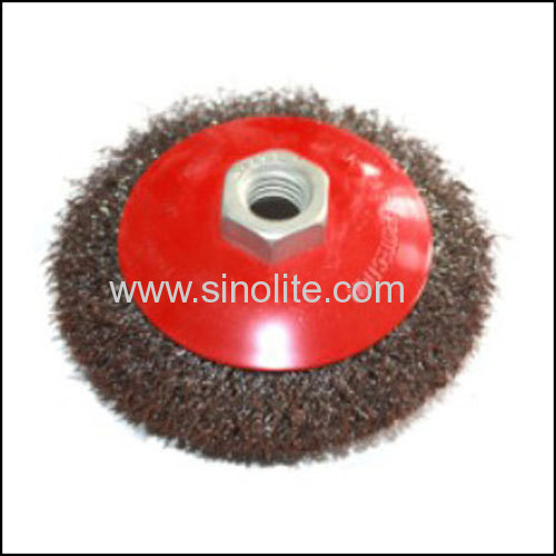 Brassed Wire Bevel Brush