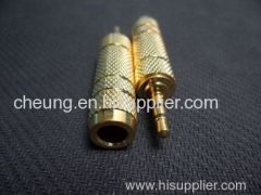 6.5mm 1/4" Female to 3.5mm Male Stereo Audio Adapter AV