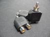 1 RCA Male to 2 Female M/F Video Plug Converter Adapter