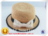 Fashion children crochet straw hat