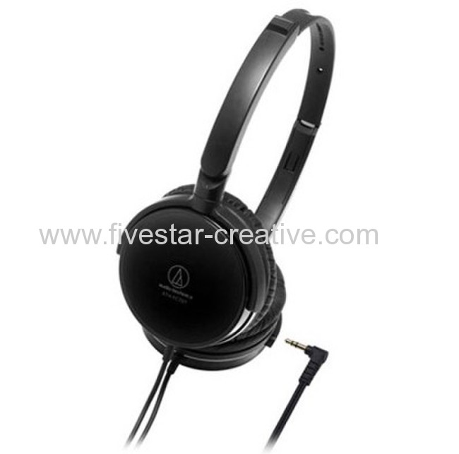Audio Technica ATH-FC707 Portable Fold-up Closed-Back Dynamic Headphones Black
