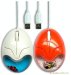 wired egg shape usb computer liquid mouse