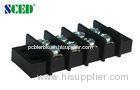 Double Levels 9.525mm Barrier Terminal Block , 300V 20A Electrical Terminal Blocks